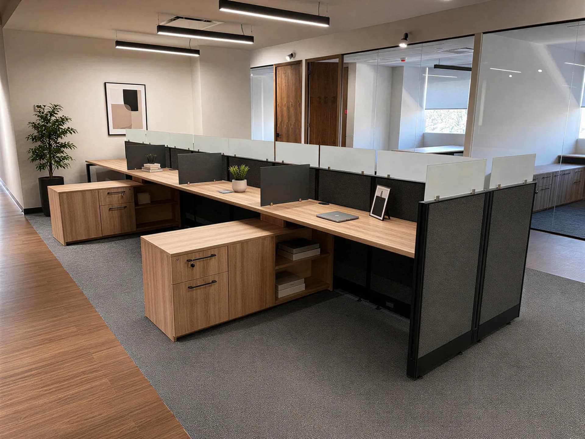 Recepción Cubo Laminado de Poliarte, vista principal