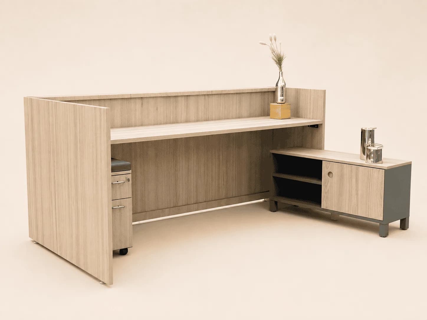 Recepción Cubo Laminado de Poliarte, vista principal