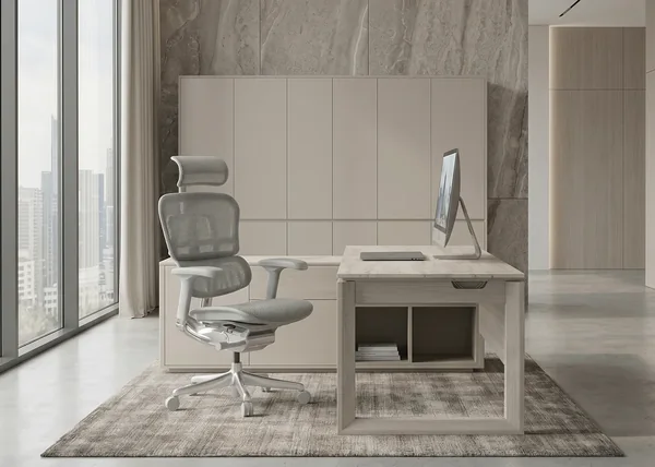 Ergohuman Gris Respaldo Alto, vista ambiente