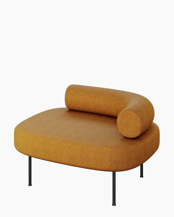 Sillón Wave Base Pintada, vista detalle