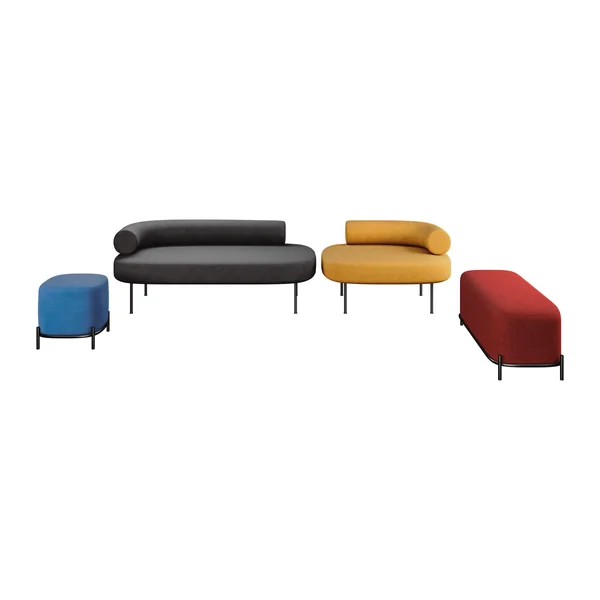 Sillón Wave Base Pintada, vista ambiente